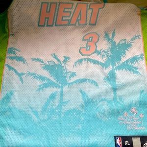 Very rare Miami Heat Jersey.